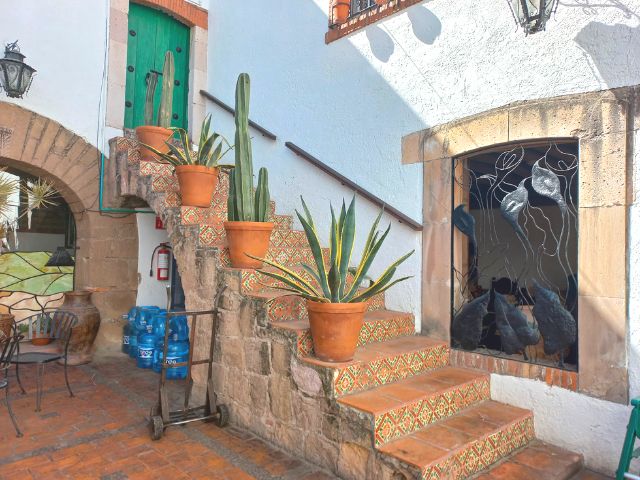 La Mestiza Yucatecaの中庭階段